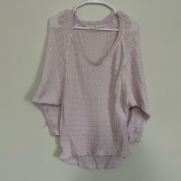 We the Free by Free People Pale Pink Blossom Sweater - Picture 2 of 13